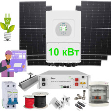 Сонячна електростанція на 10 кВт 10K-SG02LP1-EU-AM3 + SE-G5.1 Pro-B + LR7-72HTH-610M Сонячна електростанція на 10 кВт 10K-SG02LP1-EU-AM3 + SE-G5.1 Pro-B + LR7-72HTH-610M