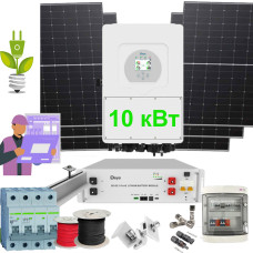 Гібридна сонячна електростанція під ключ (СЕС) на 10 кВт 10K-SG04LP3-EU + SE-G5.1 Pro-B + LR7-72HTH-610M Гібридна сонячна електростанція під ключ (СЕС) на 10 кВт 10K-SG04LP3-EU + SE-G5.1 Pro-B + LR7-72HTH-610M