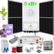 Сонячна електростанція (СЕС) 5 кВт 5K-SG03LP1-EU + SE-G5.1 Pro-B + LR7-72HTH-610M Сонячна електростанція (СЕС) 5 кВт 5K-SG03LP1-EU + SE-G5.1 Pro-B + LR7-72HTH-610M