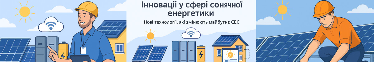 Інновації у сфері сонячної енергетики: нові технології, які змінюють майбутнє СЕС