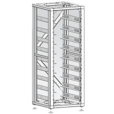 Стійка для системи зберігання енергії (АКБ) Deye 3U-LRACK на 12 батарей + для блоку BMS