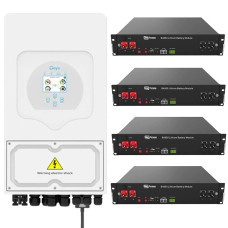 Система комплект резервного живлення інвертор Deye SUN-6K-SG03LP1-EU 6 квт + АКБ DYNESS B4850*4шт.
