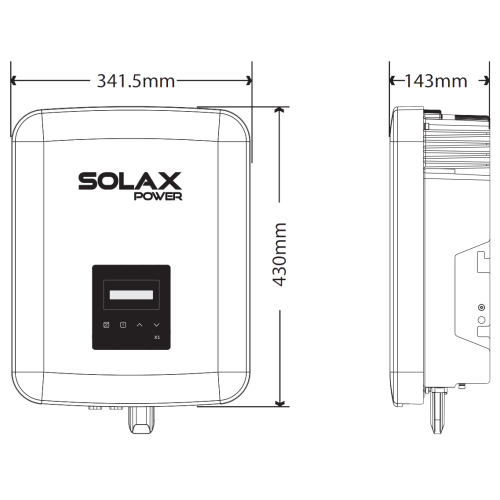 Сетевой однофазный инвертор Solax PROSOLAX X1-6.0-T-D (6 кВт)