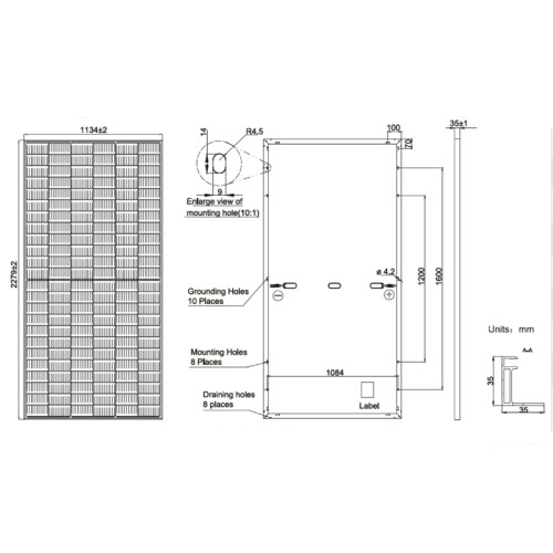 Сонячна панель Ja Solar на 545Вт JAM72S30-545MR