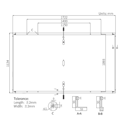 Сонячна панель LONGI на 405Вт LR5-54HIB-405